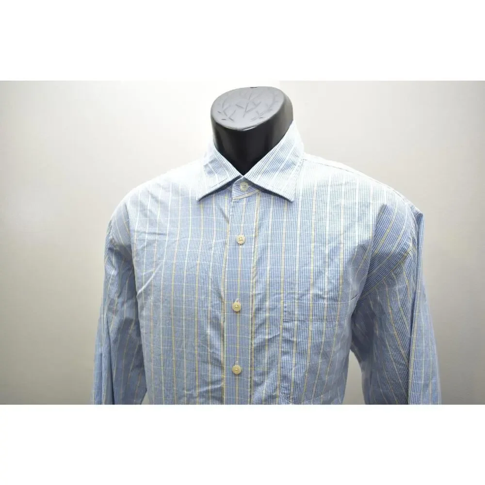 Vineyard Vines‎ Slim Fit Burgee Shirt Plaid Long Sleeve Mens Sz Large